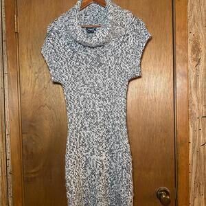 Sequin Hearts Monochrome Cowl Neck Sweater dress